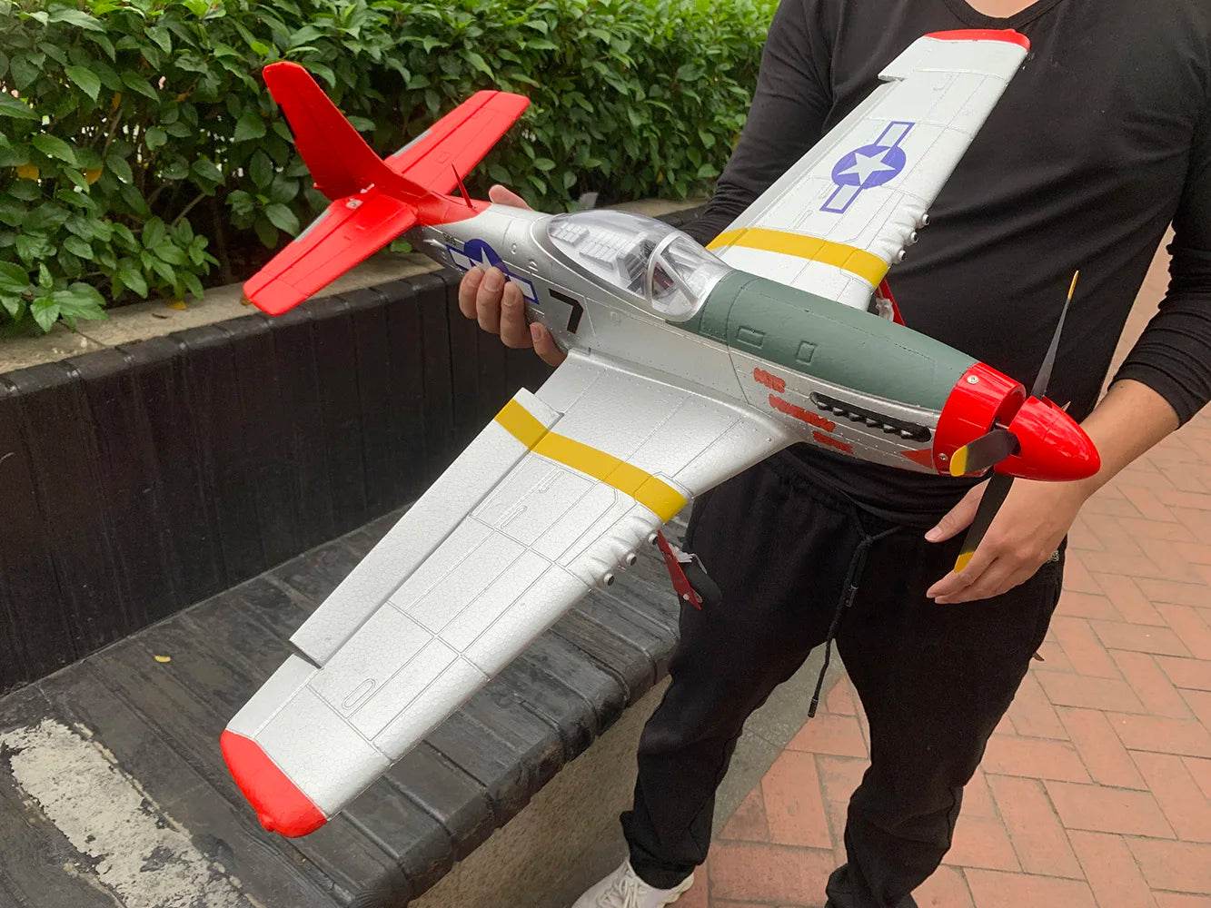 750MM 29.5 Inch Large Remote Control P51 P51D Mustang RC Plane - ToylandEU