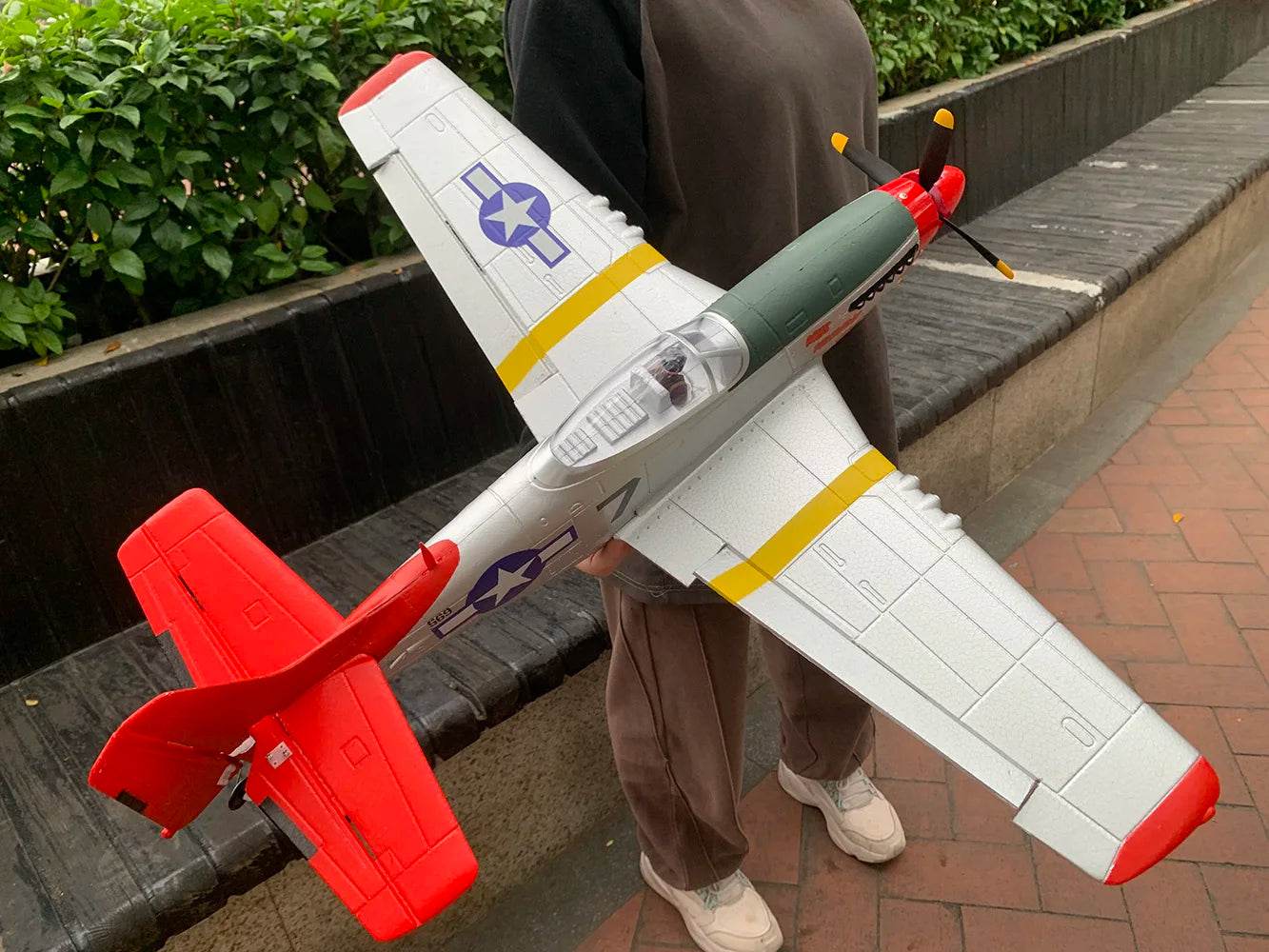 750MM 29.5 Inch Large Remote Control P51 P51D Mustang RC Plane - ToylandEU