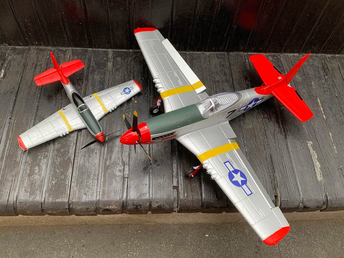 750MM 29.5 Inch Large Remote Control P51 P51D Mustang RC Plane - ToylandEU