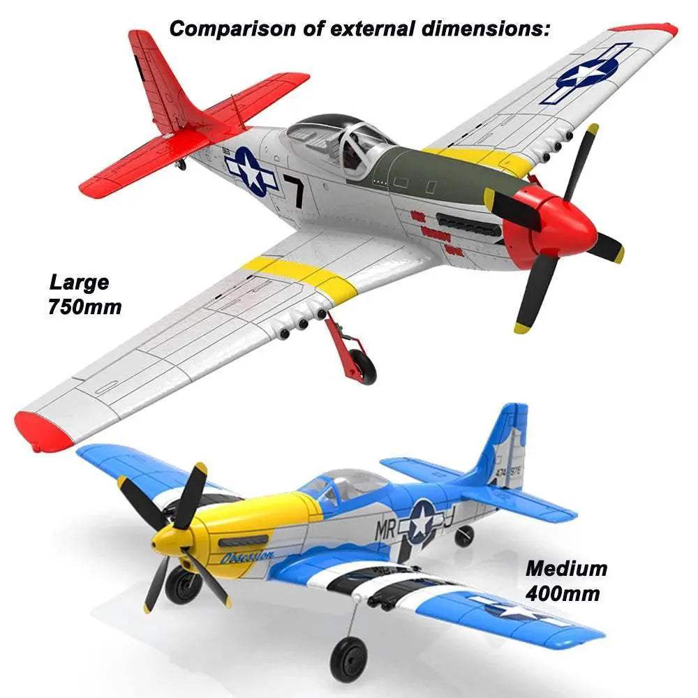  750MM 29.5" P51D Mustang Brushless RC Airplane Glider -  ToylandEU™
