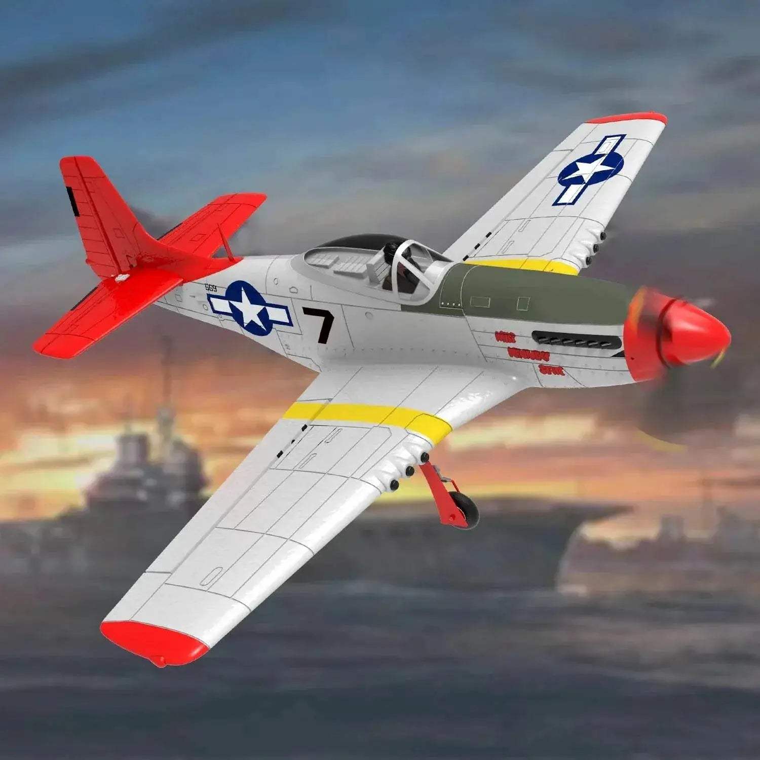  750MM 29.5" P51D Mustang Brushless RC Airplane Glider -  ToylandEU™
