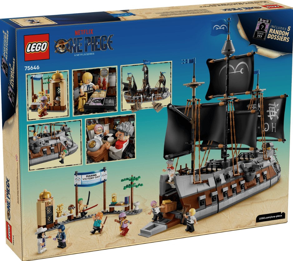 LEGO® One Piece Garp Marine Battleship | 1705 Pieces | Ages 9+
