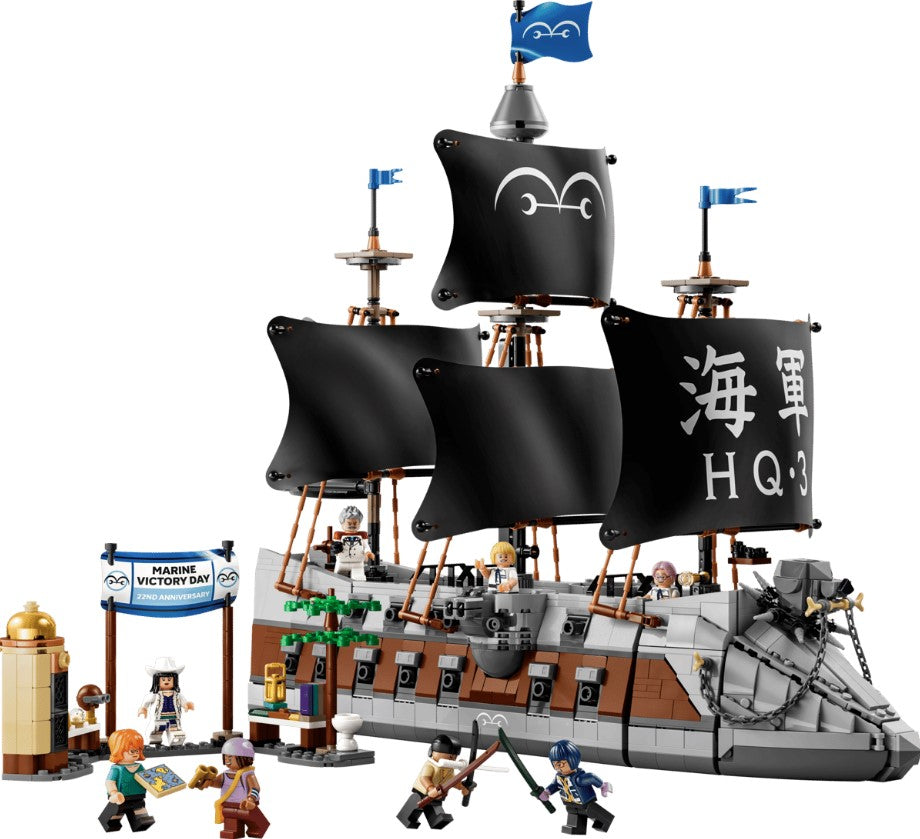 LEGO® One Piece Garp Marine Battleship | 1705 Pieces | Ages 9+
