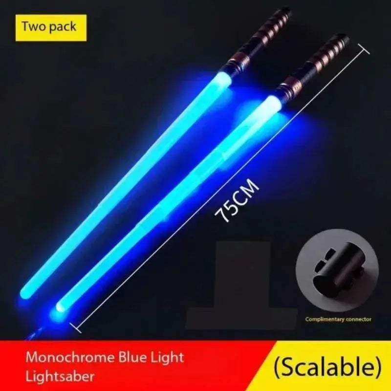 75cm RGB Lightsaber For Kids Red Blue Laser Sword Toy - ToylandEU