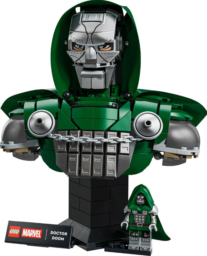 LEGO® Marvel Doctor Doom Bust | 379 Pieces | Ages 18 And Up | Set 76345