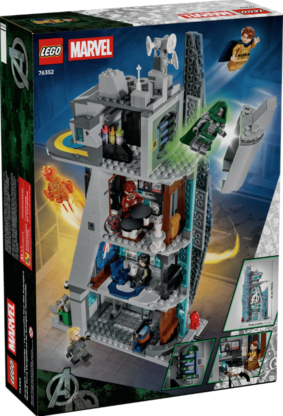 LEGO® Marvel New Avengers Tower | 954 Piece Building Set | Ages 12+