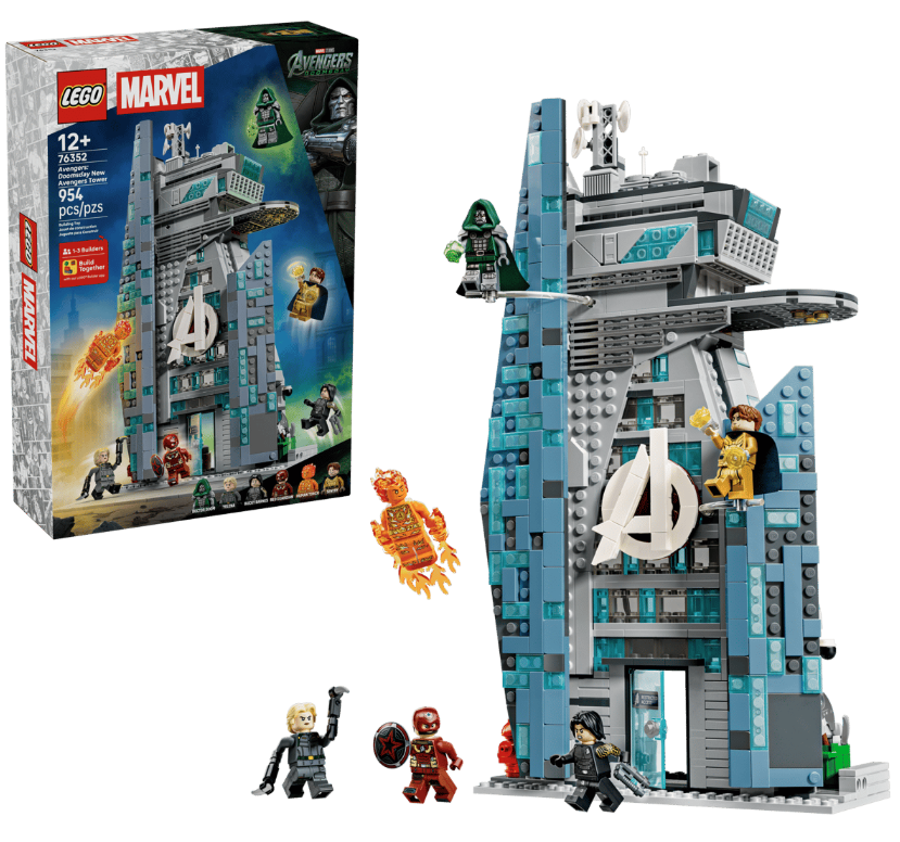 LEGO® Marvel New Avengers Tower | 954 Piece Building Set | Ages 12+