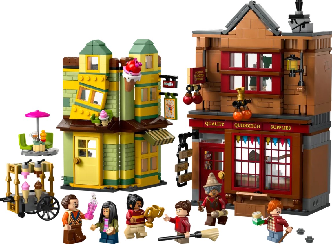 LEGO® Harry Potter Building Set | 795 Pieces | Ages 8 And Up | Diagon Alley Shops