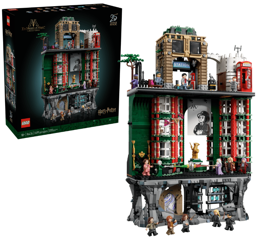 LEGO® Harry Potter Ministry of Magic Set | 3491 Pieces | Ages 18+ | 76476