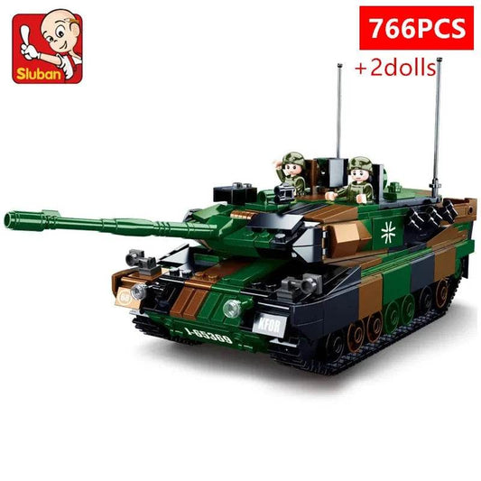 766PCS Leopard 2A5 Main Battle Tank Model Bricks Set - ToylandEU