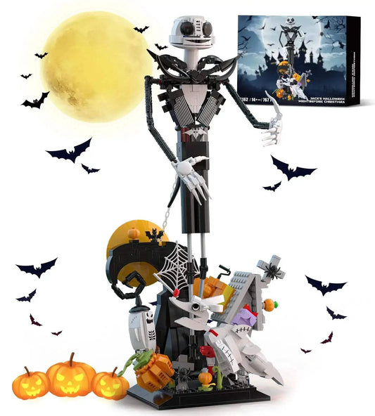 767 Piece Creative Skeleton Building Blocks Halloween Kit For Kids - ToylandEU
