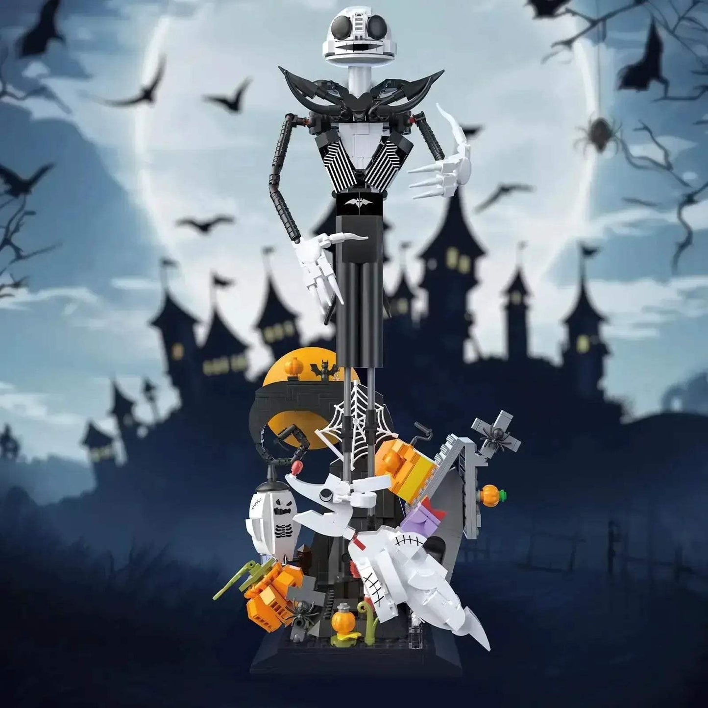 767 Piece Creative Skeleton Building Blocks Halloween Kit For Kids - ToylandEU