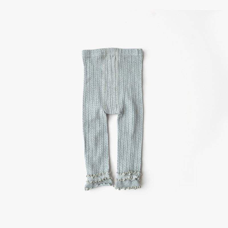 Girls' Thin Combed Cotton Leggings | Cropped | Six Colors