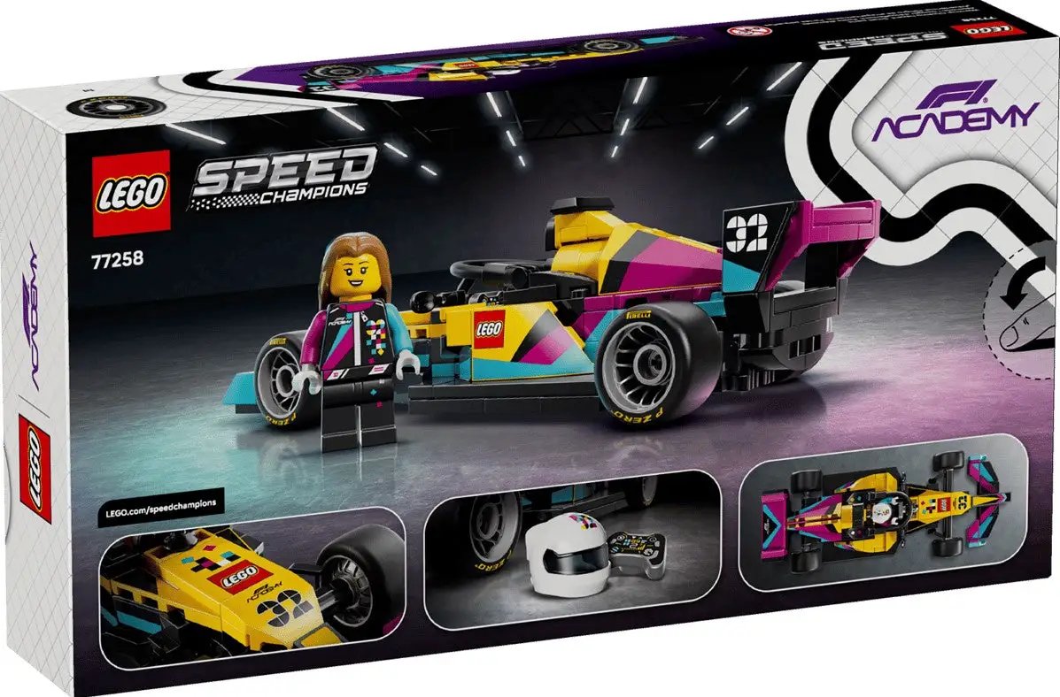 LEGO® Speed Champions F1 ACADEMY™ Race Car - 77258 - LEGOLAND® New York Resort Online Shop