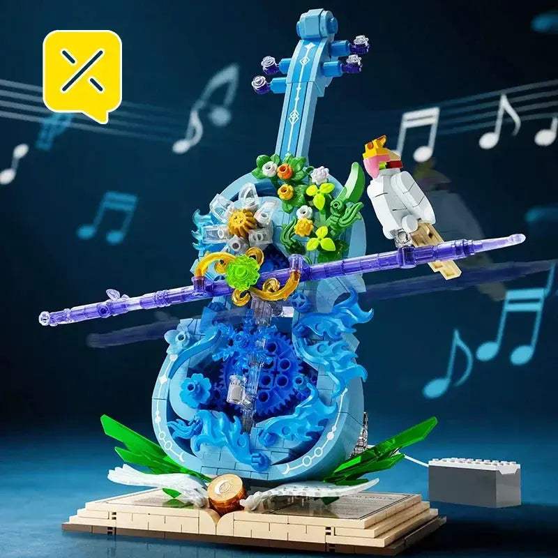 DIY Violin Brick Kit For Creative Musicians Lego Compatible -  ToylandEU™
