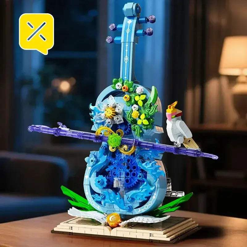  DIY Violin Brick Kit For Creative Musicians Lego Compatible -  ToylandEU™