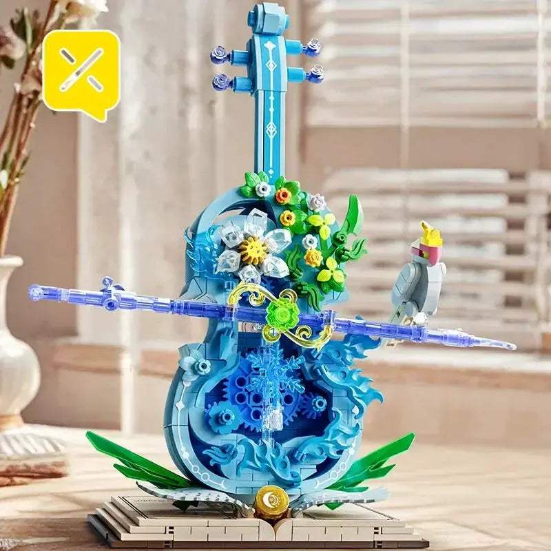  DIY Violin Brick Kit For Creative Musicians Lego Compatible -  ToylandEU™