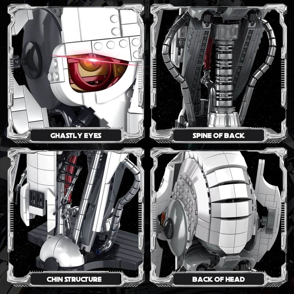 788pcs MOC Idea General Grievous Helmet Building Blocks Toys - ToylandEU