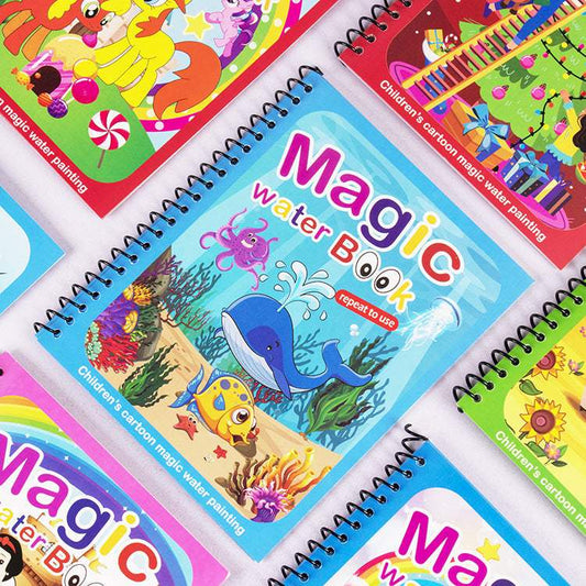 Magic Water Painting Book | Pictures Disappear