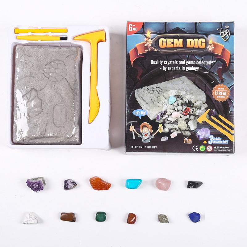 Gem Dig Kit | 17 Gems, STEM Science