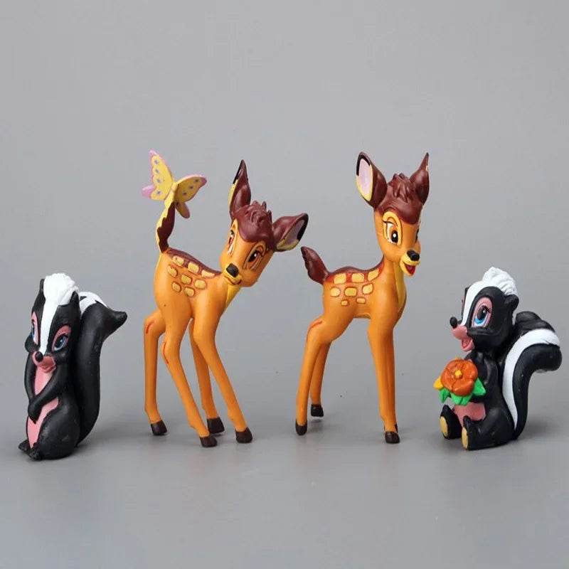 7Pcs Disney Cartoon Bambi Deer Action Dolls Kids Gifts - ToylandEU