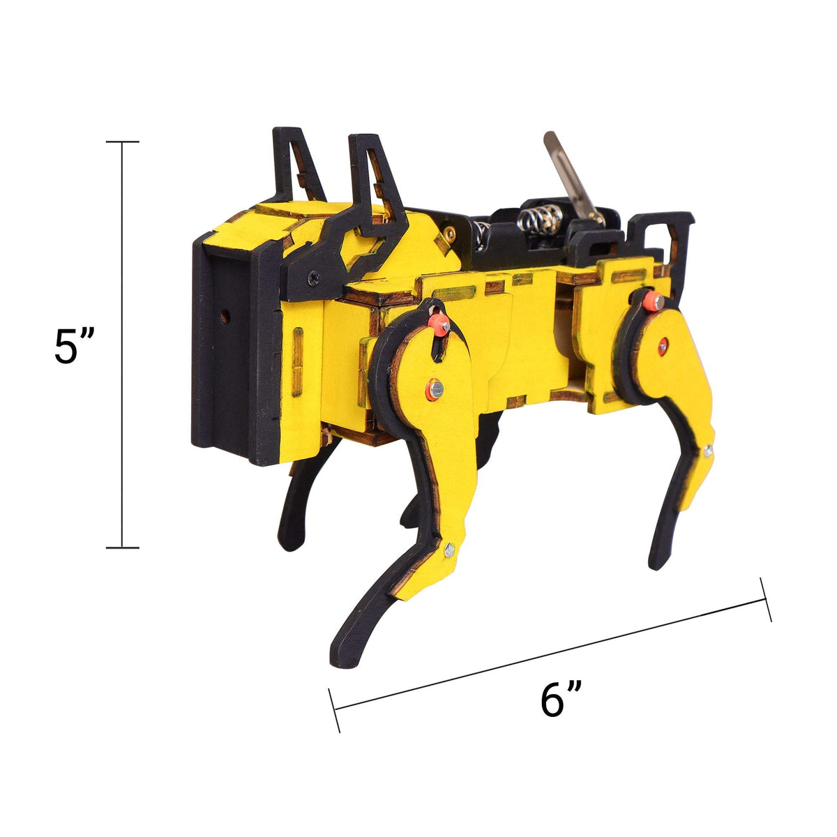 Robot Dog STEM Kit | Sound Activated Control | DIY Assembly | Kids Ages 8+