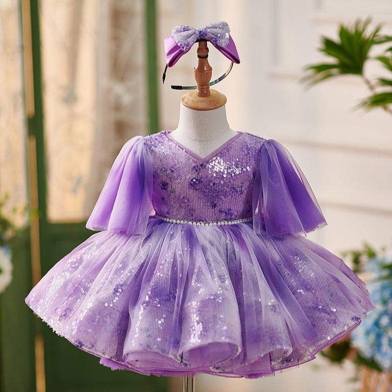 Girls' Princess Pettiskirt Dress | Purple