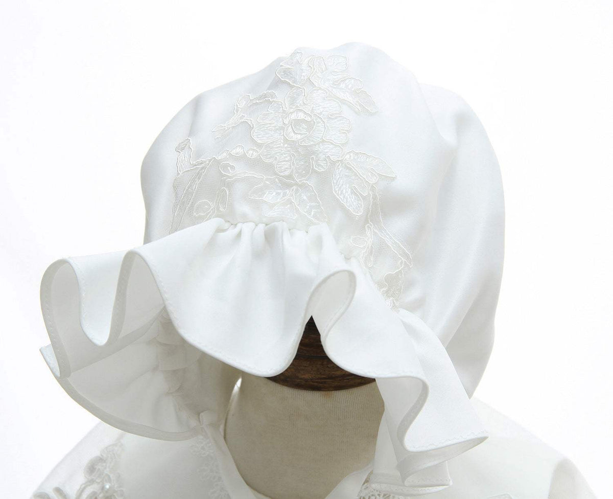 Satin Baby Dress | White Color | Cotton Lined Fabric | 3M 6M Size
