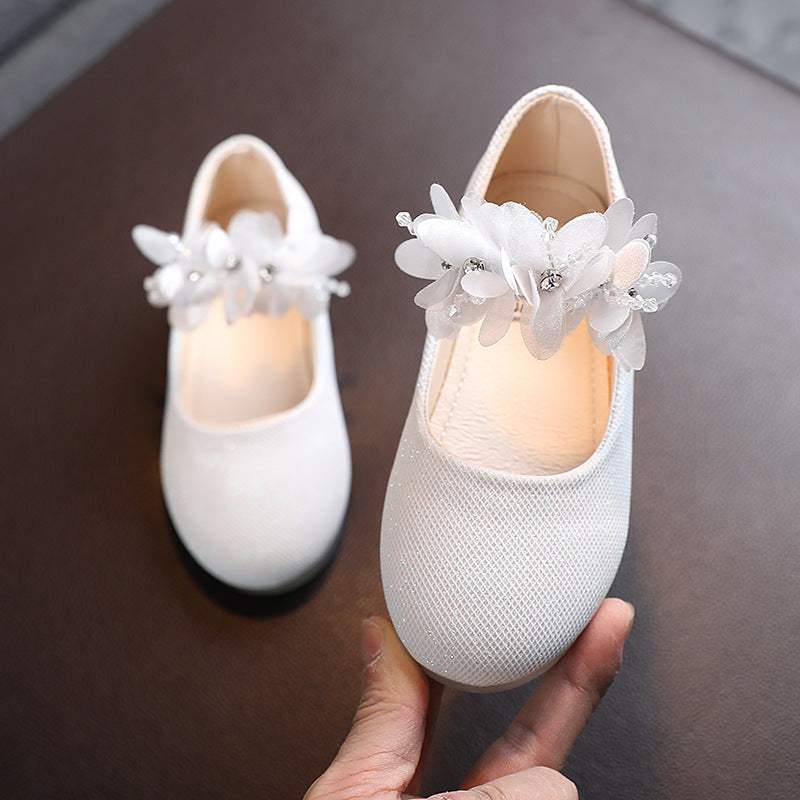 Girls' Rhinestone Flats | Non-Slip Sole | Wear-Resistant | Comfortable Fit