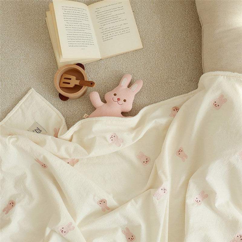 Coral Fleece Toddler Blanket | Cotton Lined, 135 x 85 cm