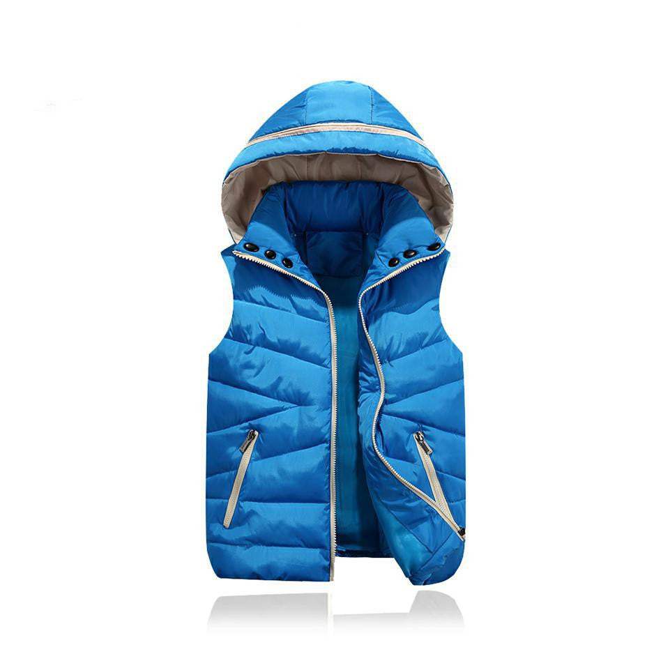 Kids' Autumn And Winter Casual Down Cotton Vest | Chemical Fiber Blended | Casual Style