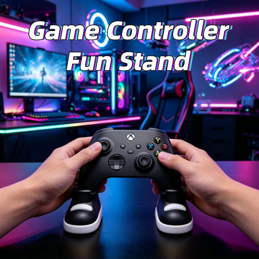Shoe-Shaped Game Controller Stands | 3D Printed, 2 Pieces