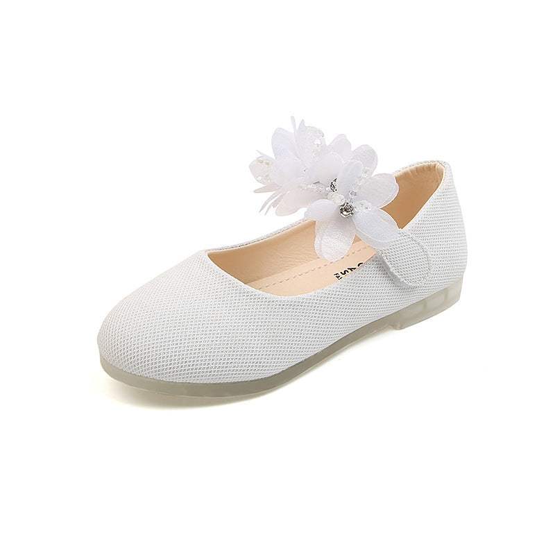 Girls' Rhinestone Flats | Non-Slip Sole | Wear-Resistant | Comfortable Fit