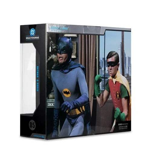 DC Multiverse McFarlane Batman Action Figure | Classic TV Series | 2-Pack