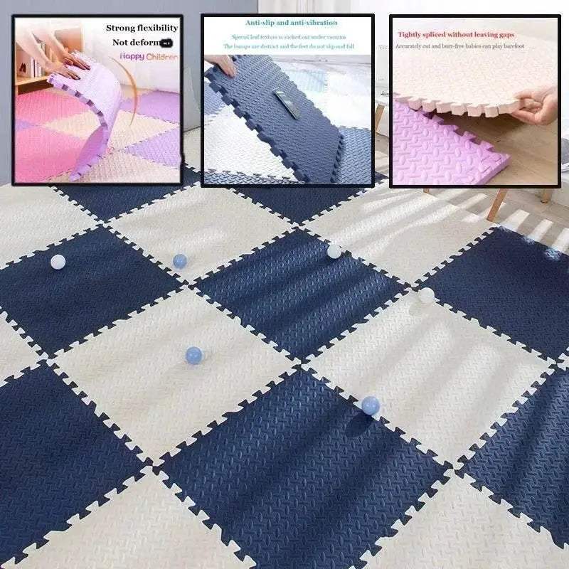 8-16pcs Baby Puzzle Floor Kids Carpet EVA Foam Baby Mattress Educational Play Mat for Children 30x1cm - ToylandEU