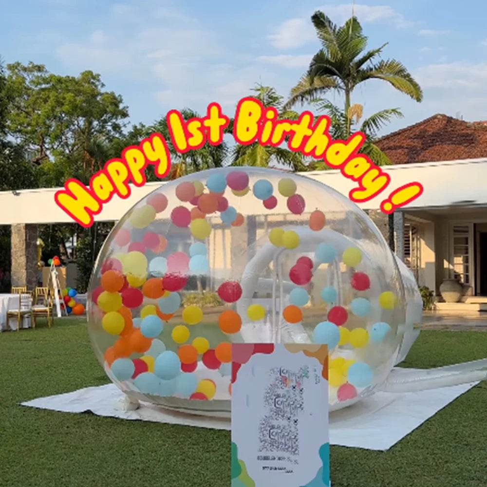 8.2/10FT USA Stock Balloon Inflatable Bubble House for Kids - ToylandEU