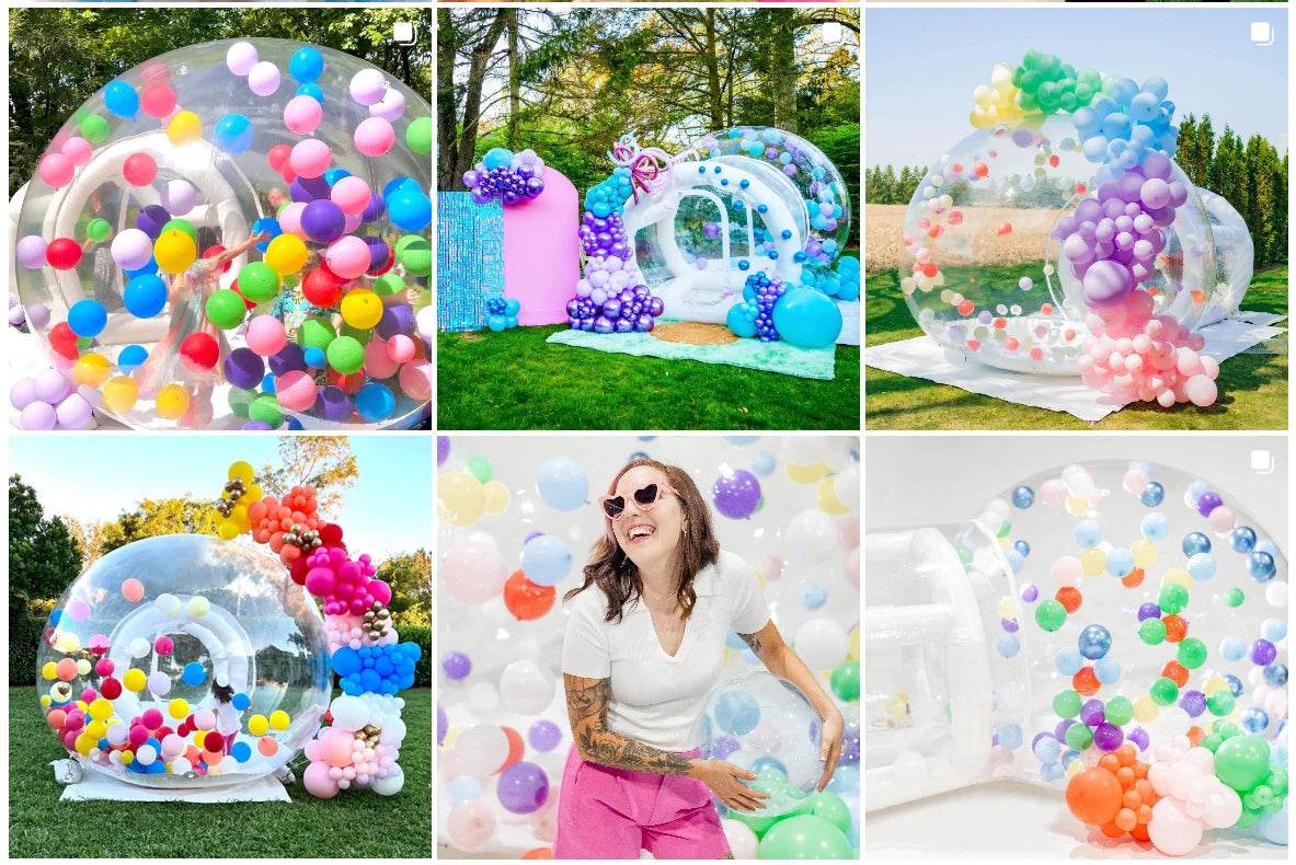 8.2/10FT USA Stock Balloon Inflatable Bubble House for Kids - ToylandEU