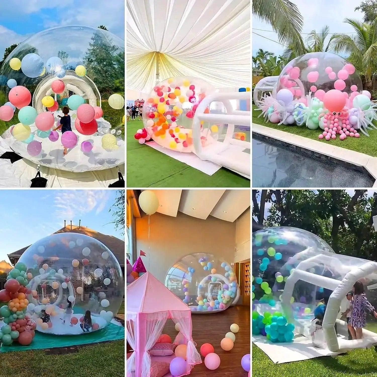  8.2Ft Clear Dome Inflatable Bubble Tent with Blower for Outdoor Parties -  ToylandEU™