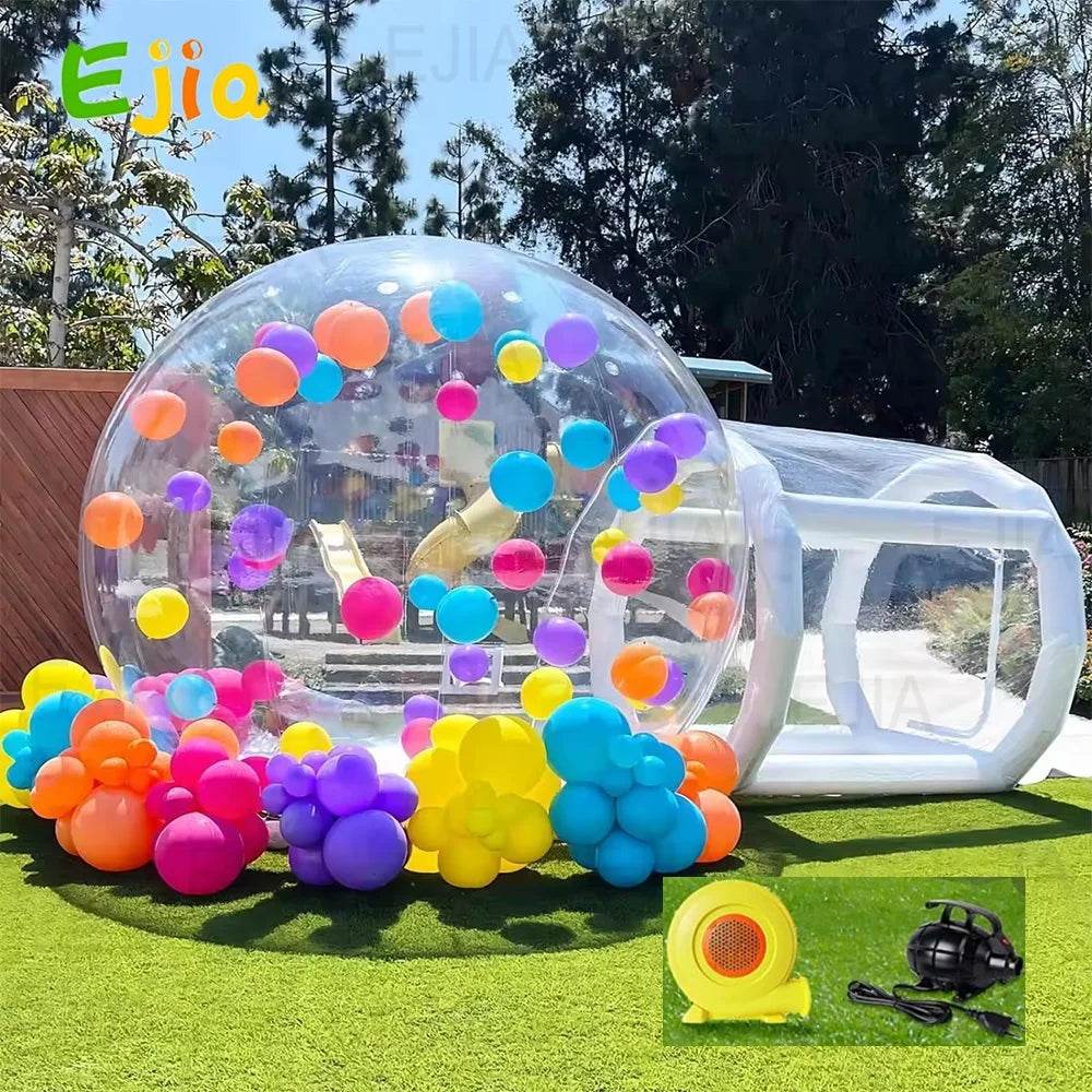 8.2Ft Clear Dome Inflatable Bubble Tent with Blower for Outdoor Parties - ToylandEU