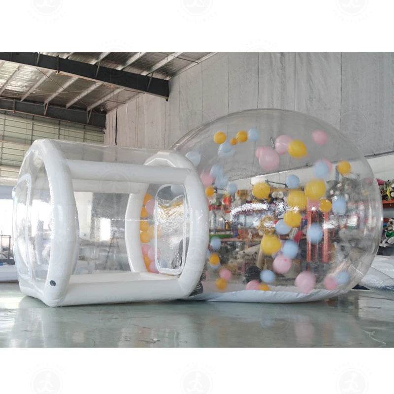 8.2Ft Clear Dome Inflatable Bubble Tent with Blower for Outdoor Parties - ToylandEU