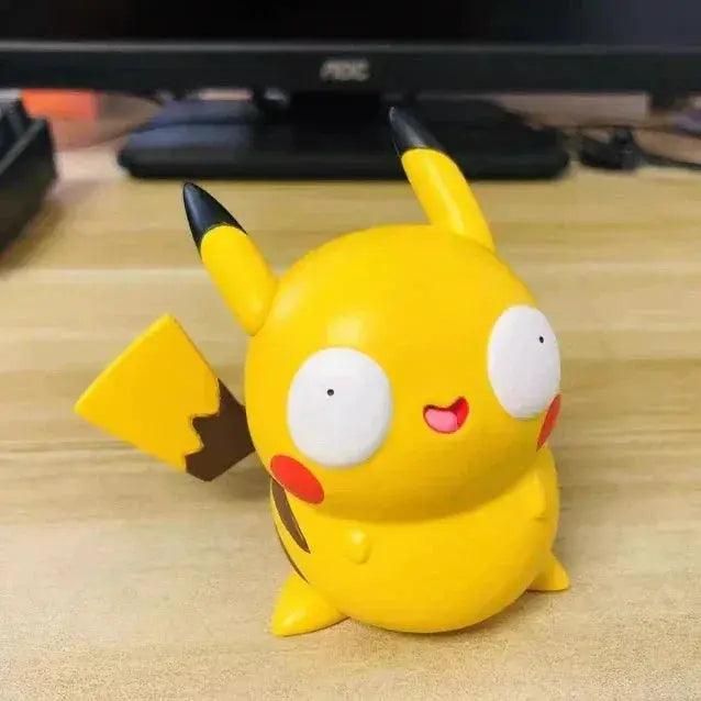  8 PCS Silly Pokemon Mini Figurine Set, Pikachu Bulbasaur Charmander Squirtle Cute PVC Action Figures -  ToylandEU™