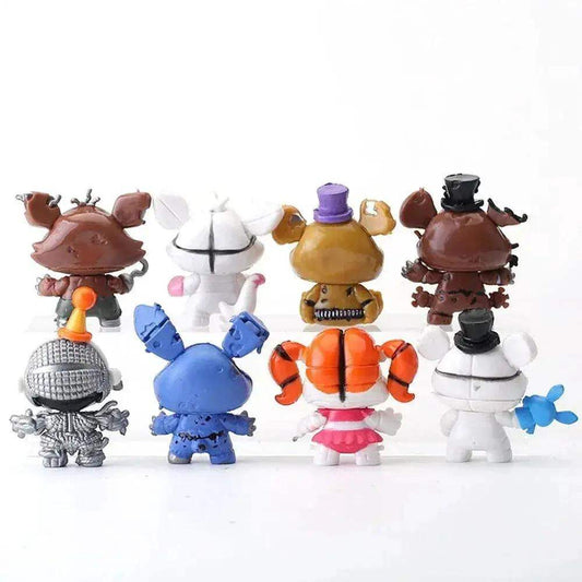 8 PCs Set Freddy Figures, Five Nights At Freddy's FNAF Horror Gaming Figurines - ToylandEU