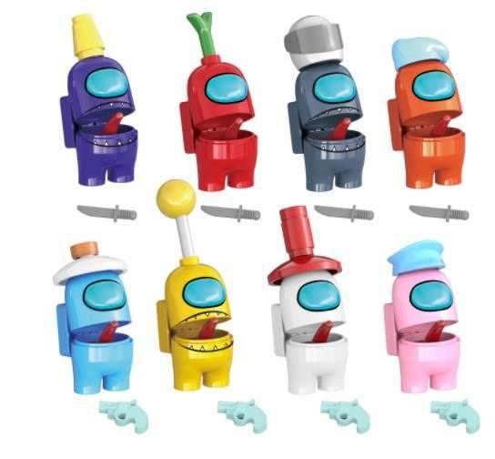 Among Us Figures 8 Pack Set ABS Plastic Construction For Collectors With Distinct Features - ToylandEU