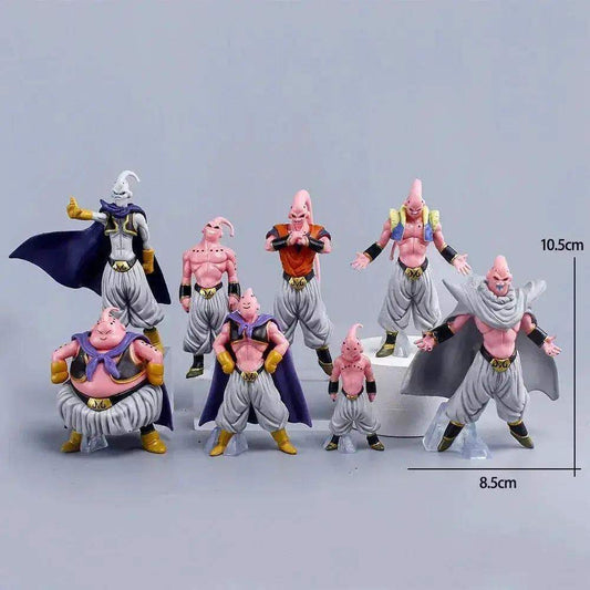 8 pcs Majin Buu Figure Set, Super Evil Kid Innocent Fat Dragon Ball Z Figurines - ToylandEU