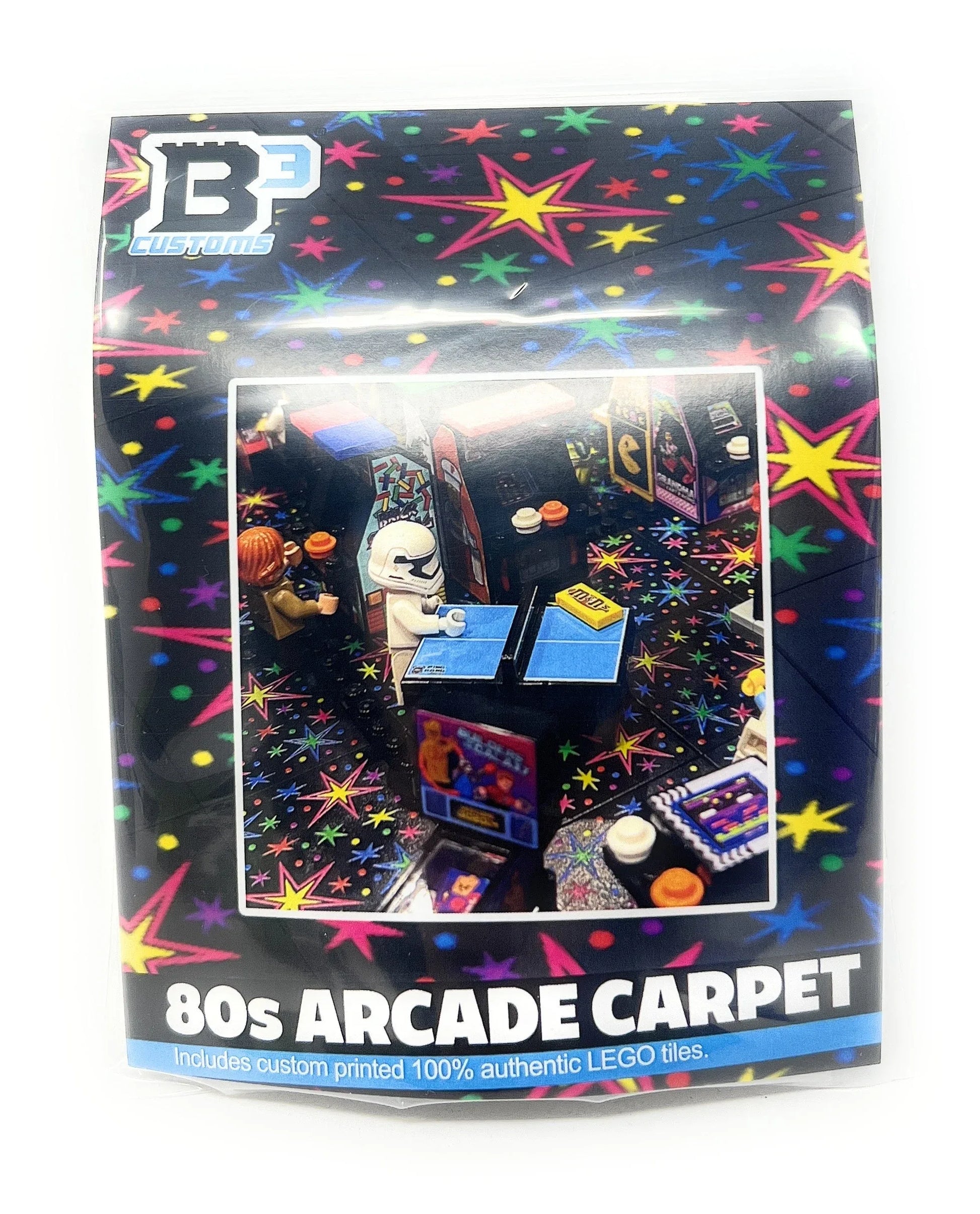 LEGO 6x6 Arcade Carpet Tiles Pack of 10 Custom Printed - ToylandEU