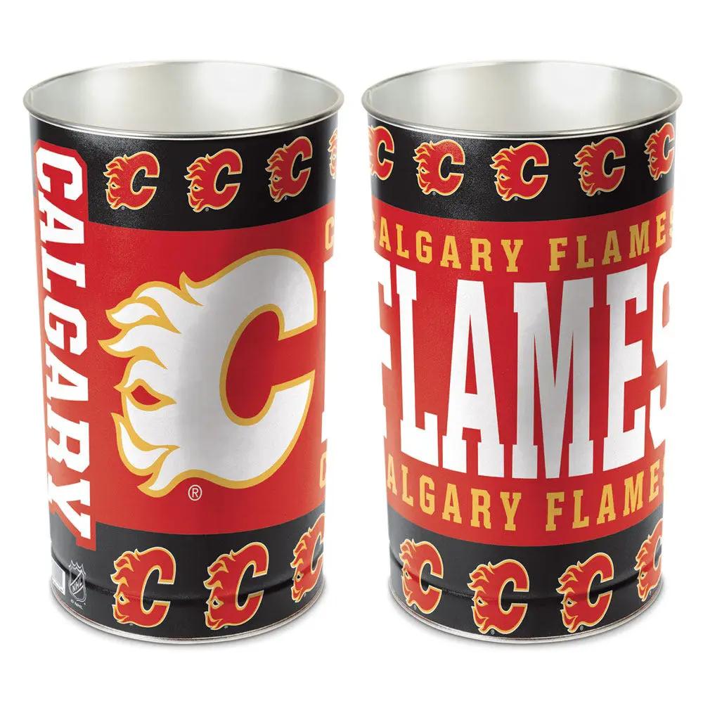 Calgary Flames Wastebasket 15 Inch - Periodic Restock