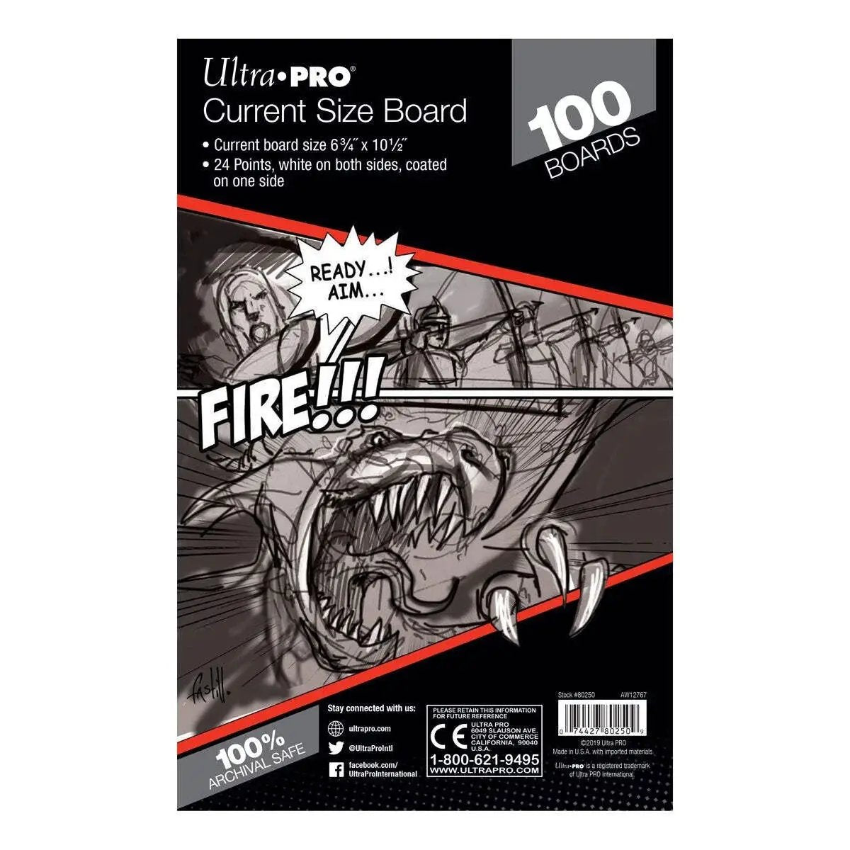 Boards - Current 6 3/4" x 10 1/2" (100 per pack)