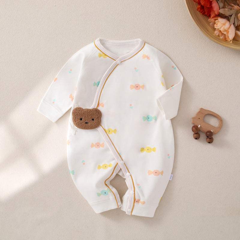 Newborn Butterfly Boneless Romper | Cotton | Jumpsuit Style