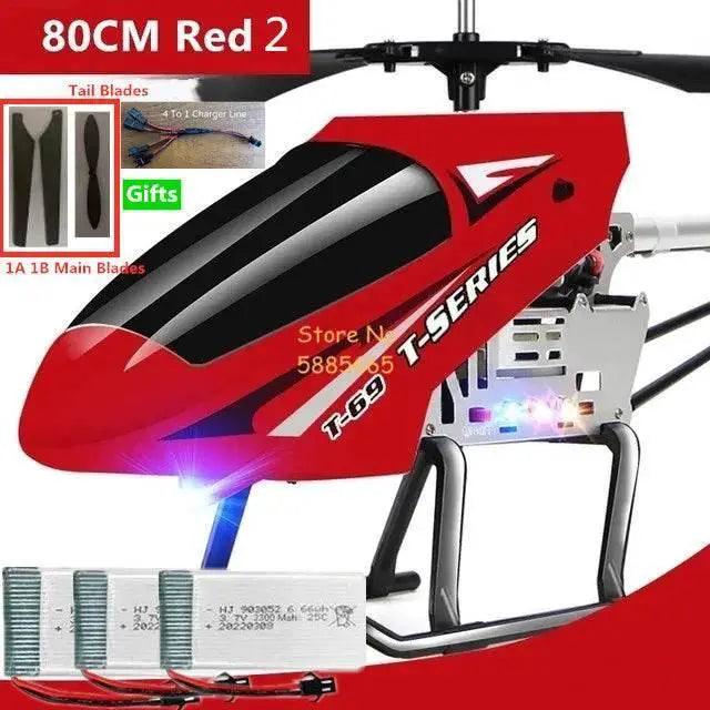  80CM Dual Flexible Propeller LED Remote Control Helicopter Toy -  -  ToylandEU™