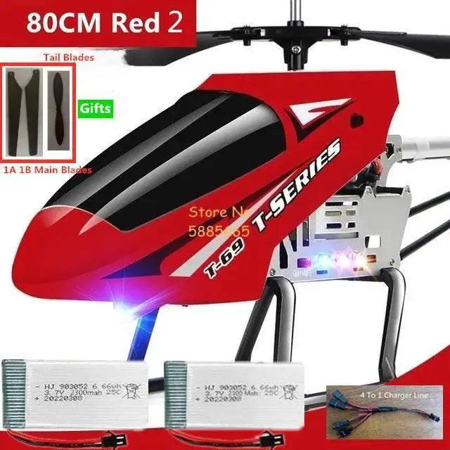  80CM Dual Flexible Propeller LED Remote Control Helicopter Toy -  -  ToylandEU™